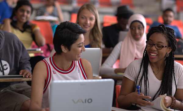 Students in class